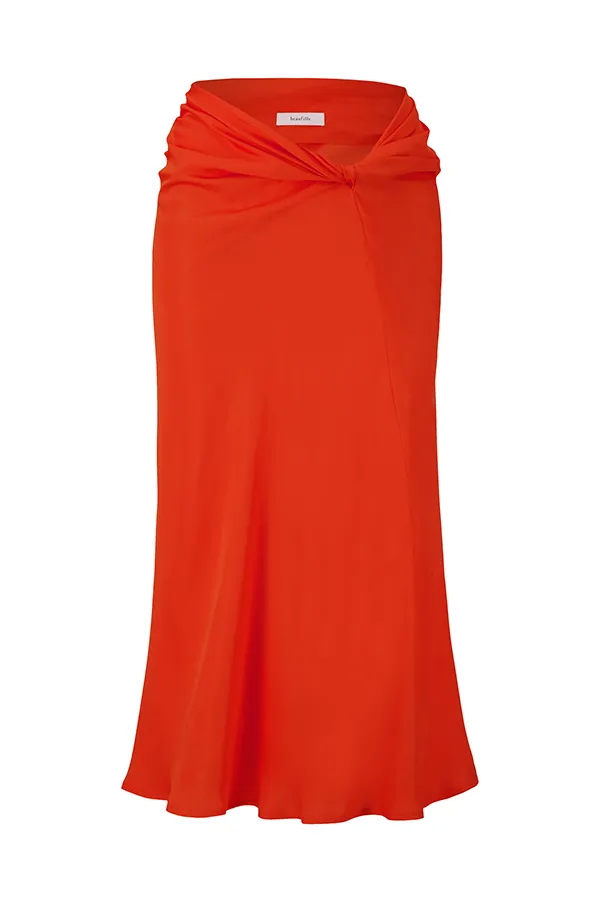 Vela Skirt in Tangerine (Sold Out)