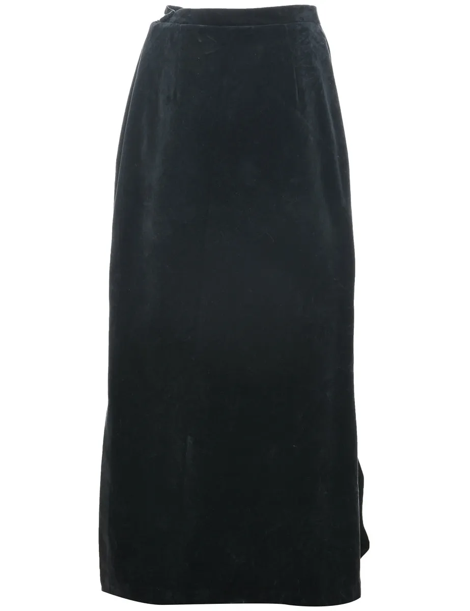 Velvet Maxi Skirt - M