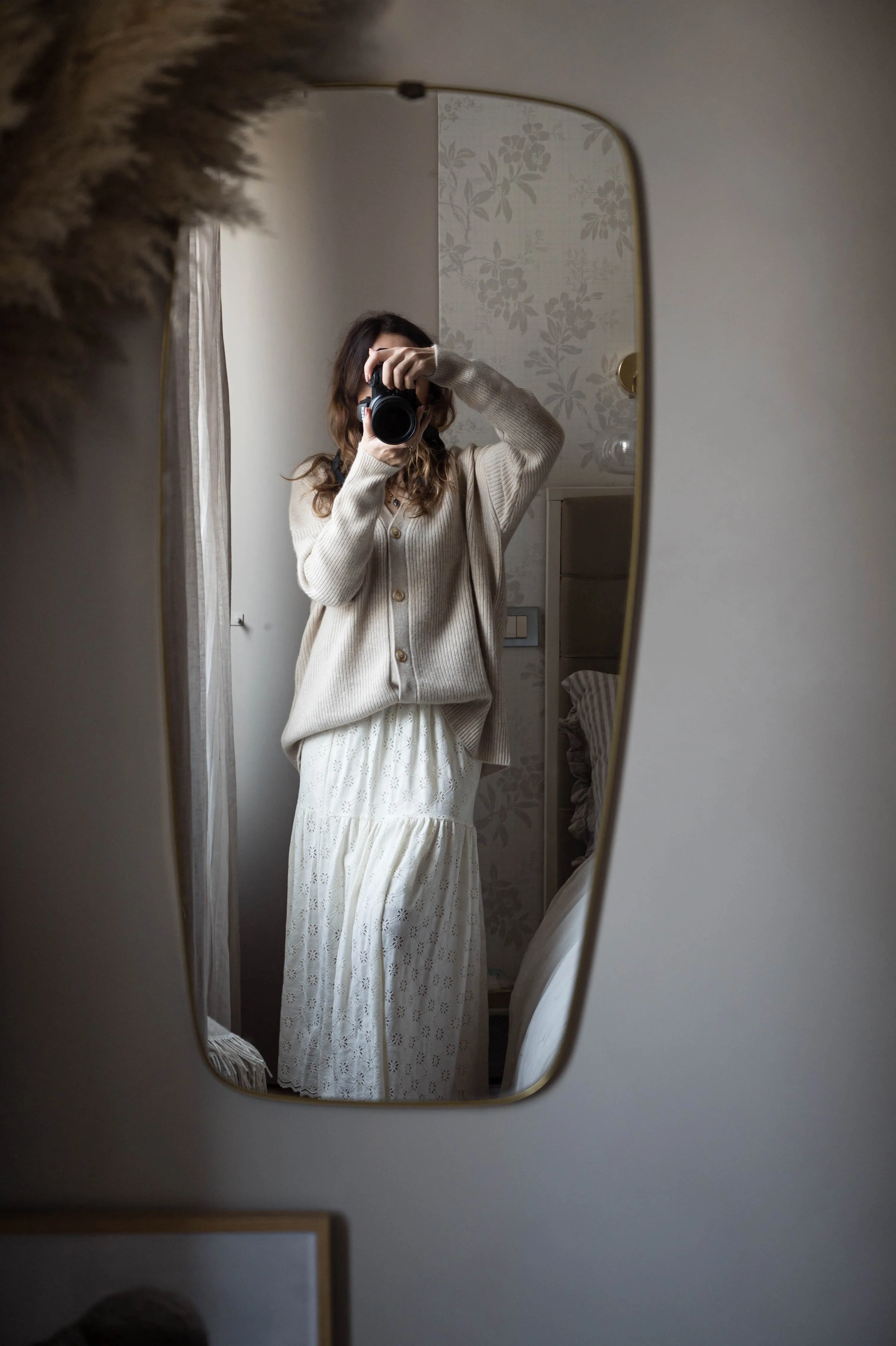 Willa Cashmere Cardigan - Natural