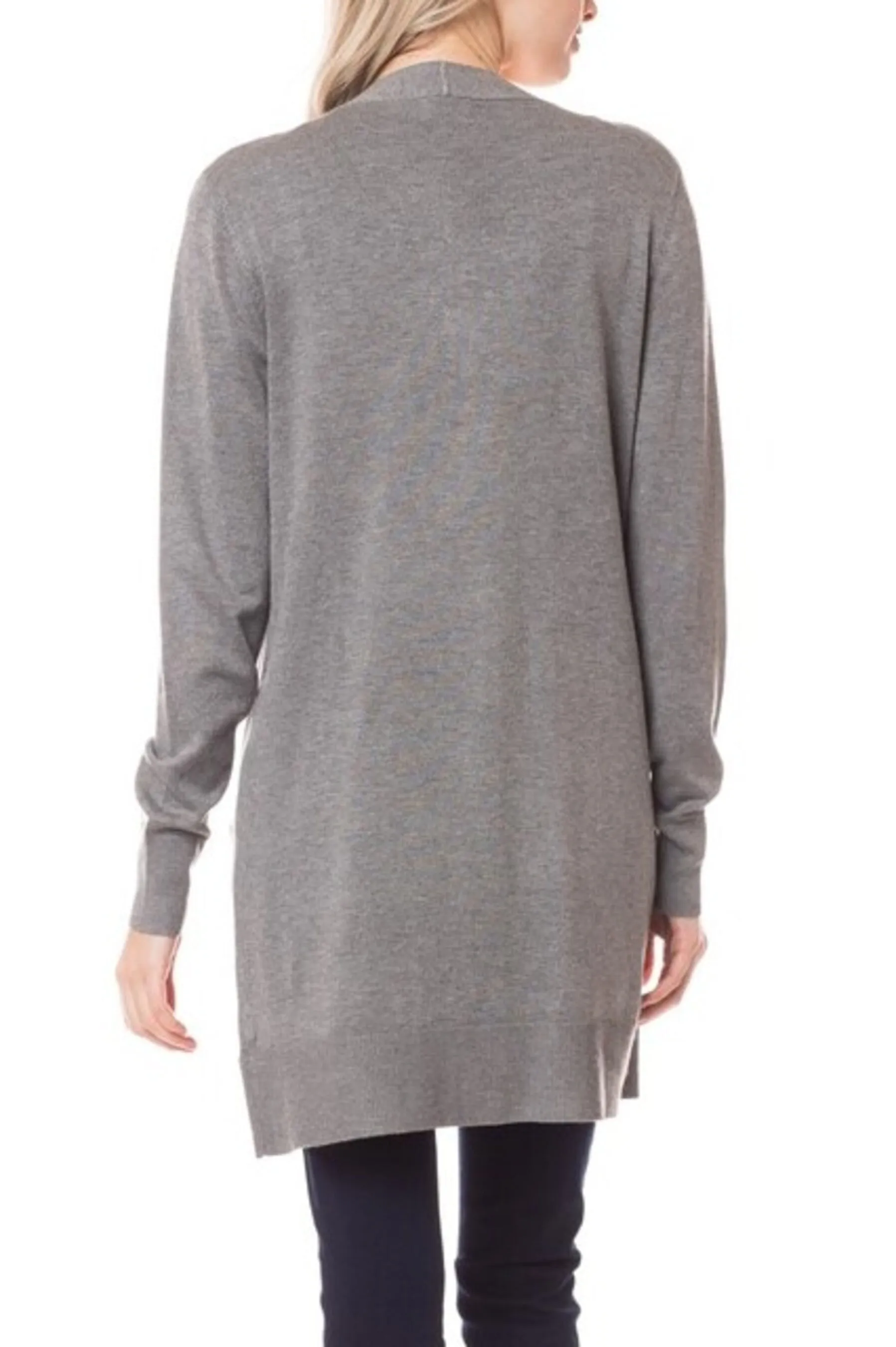 Women's Open front long sleeve cardigan sweater
