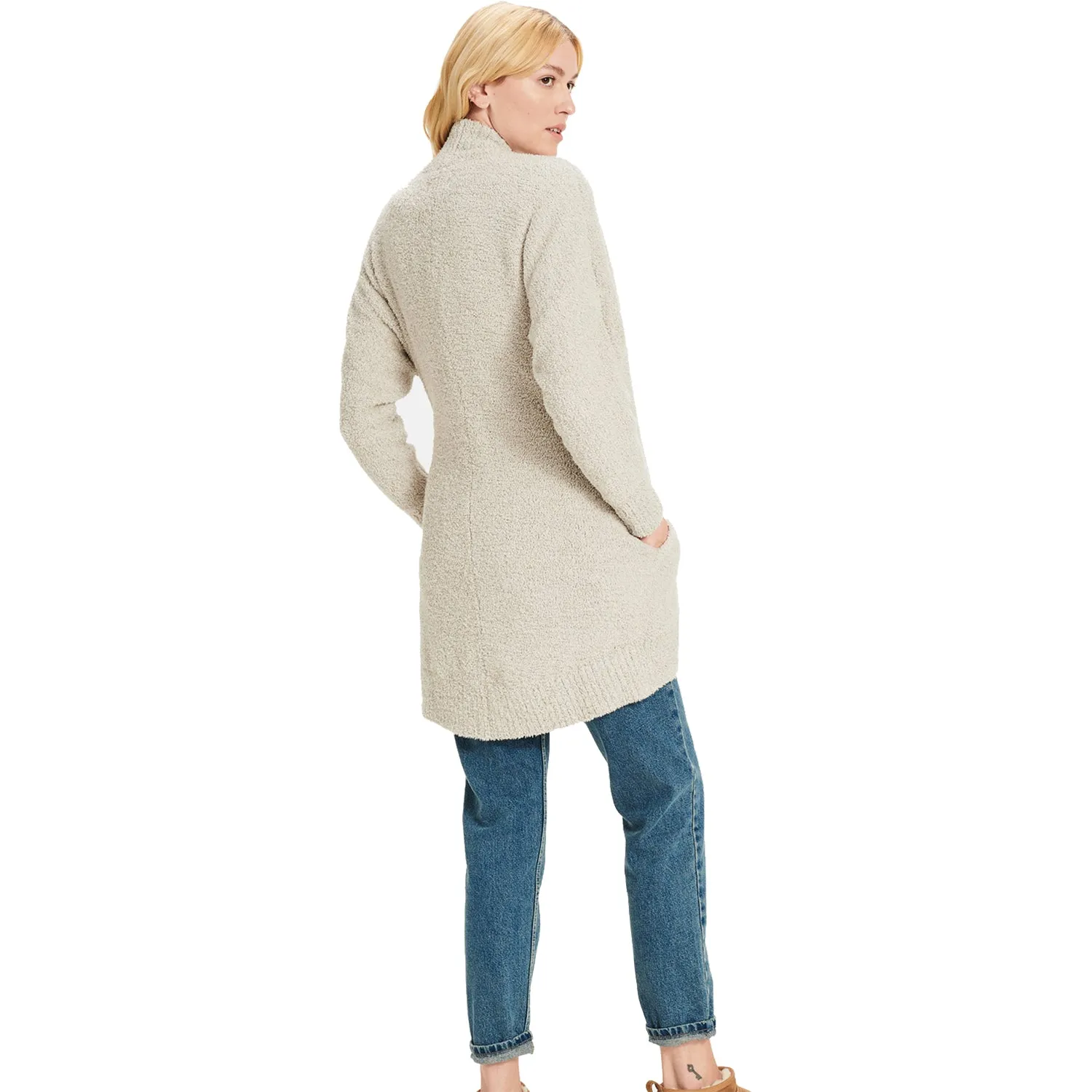 Women's UGG Fremont Fluffy Knit Cardigan Driftwood